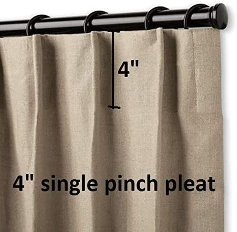 Add Pinch Pleat to Our Custom Made Curtain (100" Wide 1 Panel Single Pinch Pleat 4" High) Curtains Are NOT Included  Ikiriska   