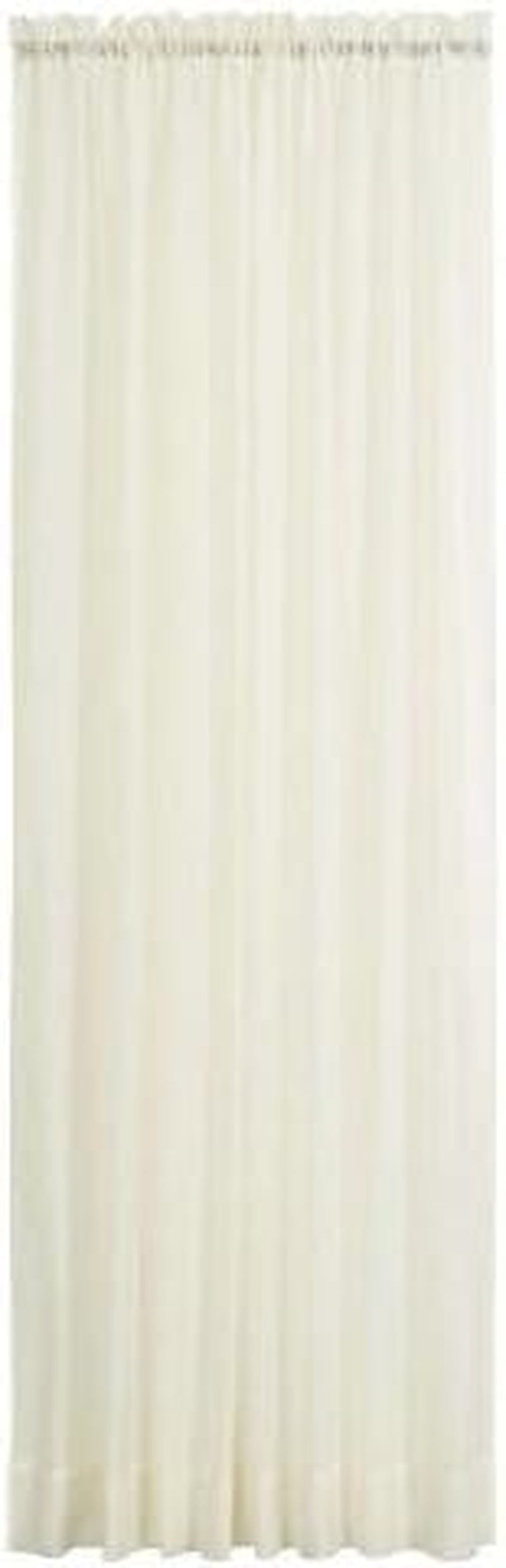 Stylemaster Splendor Pinch Pleated Drapes Pair, 2 of 60" by 84", White  Stylemaster Home Products Beige 56 In X 84 In | Rod Pocket Panel 