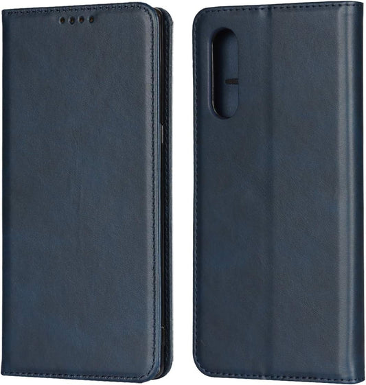 Icovercase for LG Velvet/Lg Velvet 5G Wallet Case, Premium PU Magnetic Leather Card Slots Holder Carry Kickstand Feature Flip Cover Case for LG Velvet/Lg Velvet 5G (Navy Blue)