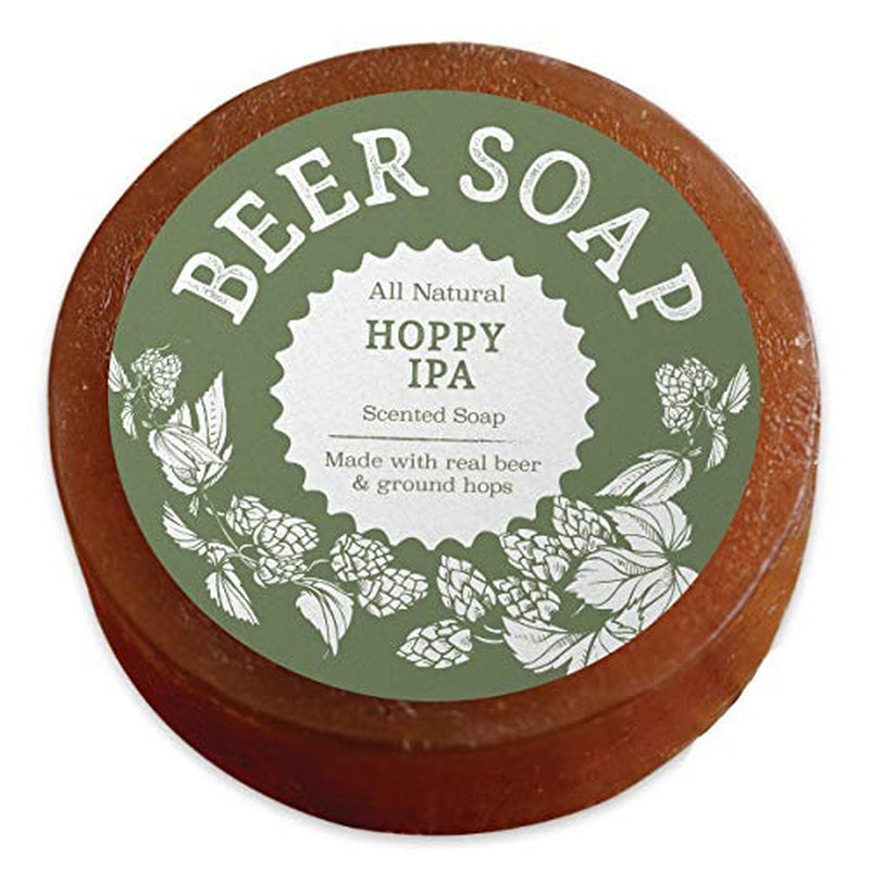 BEER SOAP 6-PACK - All Natural + Made in USA - Actually Smells Good! Perfect Craft Beer Gift Set for Beer Lovers, Guy Gift, Man Cave Gift, Drinking Gift