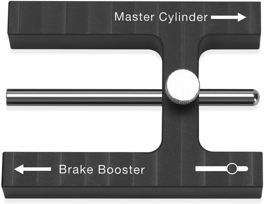 Briidea Brake Adjustment Tool, Brake Booster Adjustment Tool with Magnet Design for Most Brake Boosters with Adjustable Pins, Black