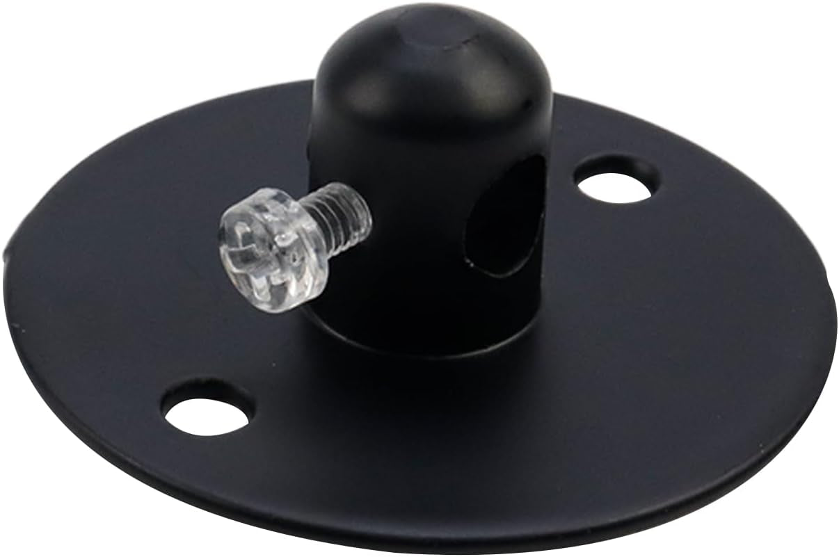 Antrader 6Pcs Swag Hooks for Ceiling Hanging Swag Lamp Hooks Modern Swag Hooks for String Light Pendant Cable Lights (Black)