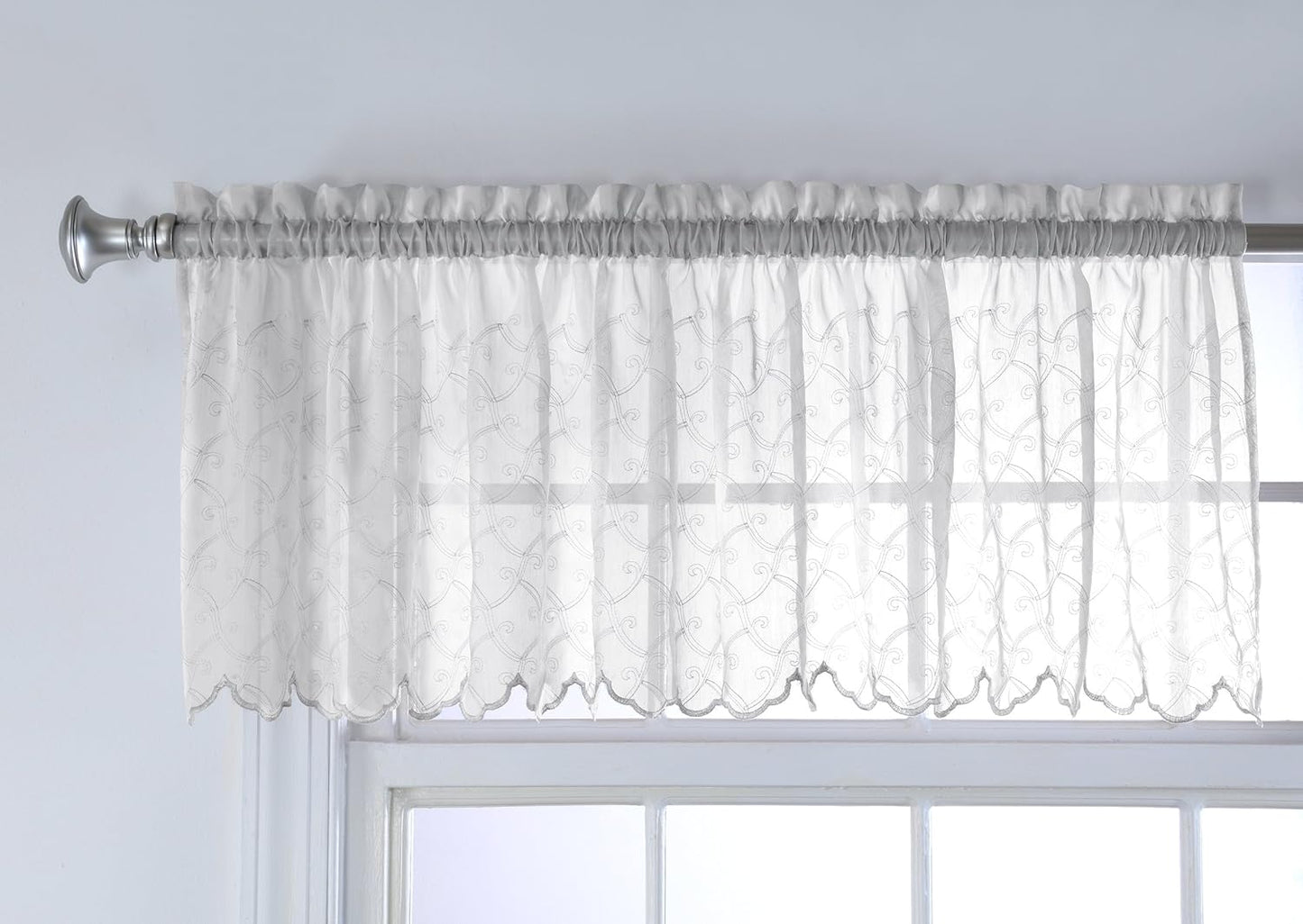 Stylemaster Splendor Pinch Pleated Drapes Pair, 2 of 60" by 84", White  Stylemaster Home Products White 70 In X 16 In | Valance 