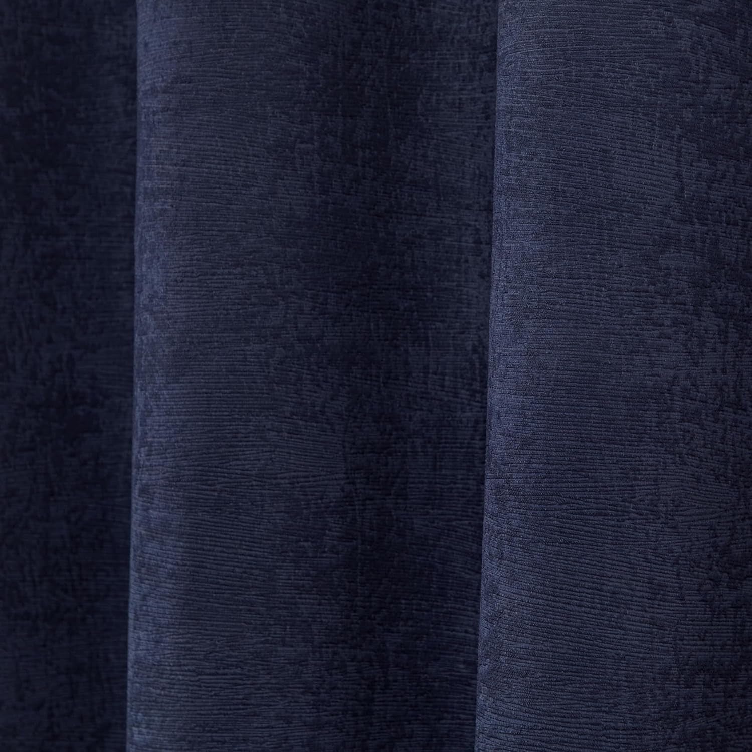 Exclusive Home Oxford Textured Sateen Room Darkening Blackout Grommet Top Curtain Panel Pair, 52"X108", Navy  Exclusive Home Curtains   