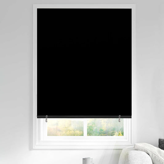 Blackout Curtains for Bedroom, 100% Black Out Window Cover Film Blinds Screen Portable Self-Adhesive Travel RV Nursery Temporary Blackout, 57" X 72"