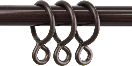 1 Inch Curtain Eyelet Rings (Set of 10) - Cocoa