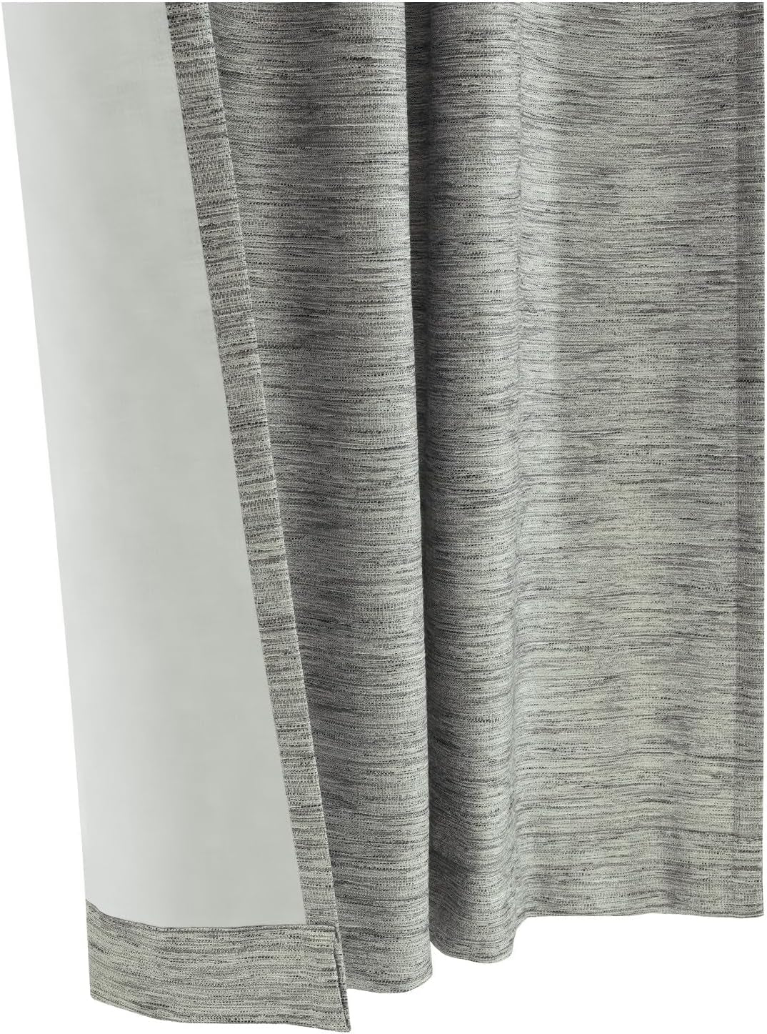 Oshawa Light Filtering Dual Header Curtain Panel 52 X 95 in Grey  Commonwealth Home Fashions   