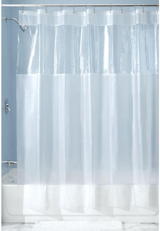 Interdesign 26680 Shower Curtain 72 in W X 72 in L X 1/4 in T Vinyl Clear