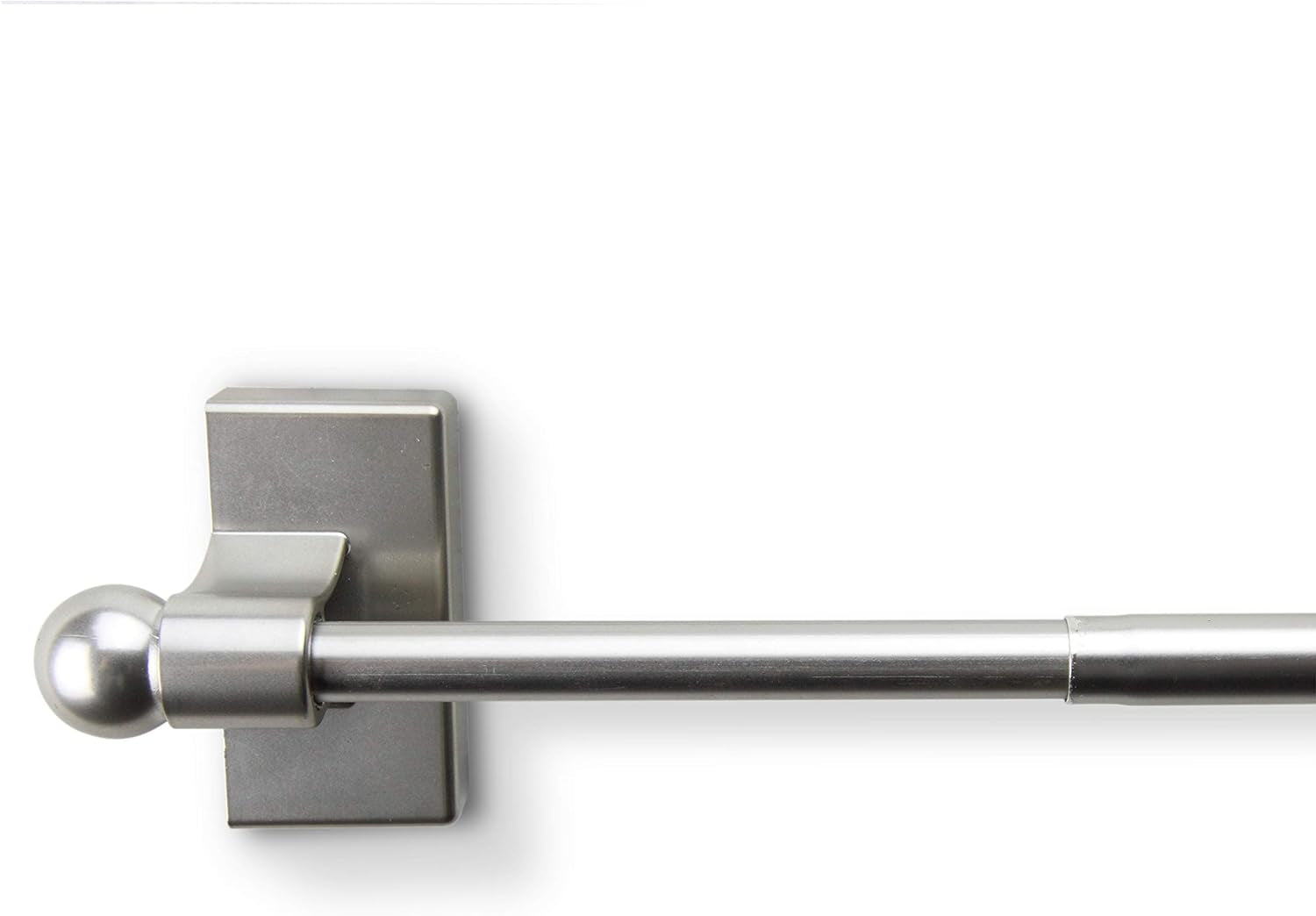 Rod Desyne 7/16 Inch Magnetic Rod, 9-16 Inch, Satin Nickel