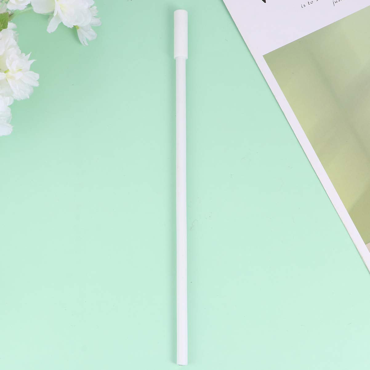 1 Pc Stirring Paddle Lab Equipment Laboratory Stirring Rods Magnetic Mixer Rod for Stirring Coffee Stirrers Magnetic Stirring Glass Stirring Stick Hot Plate Stirrer Glases White F4