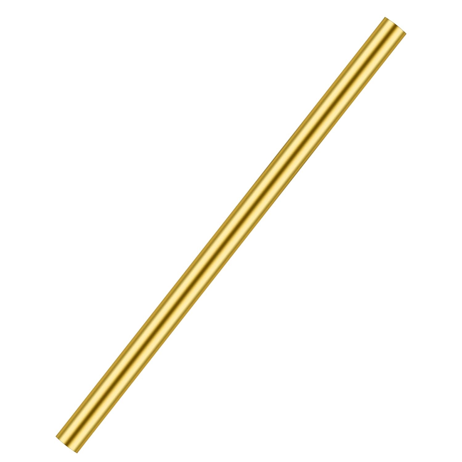 20 Pieces 12 Inches 3/32 Inch/2.5Mm Brass round Rods, Favordrory Brass Rods Lathe Bar Stock, 3/32 Inch/2.5Mm in Diameter 12 Inches in Length