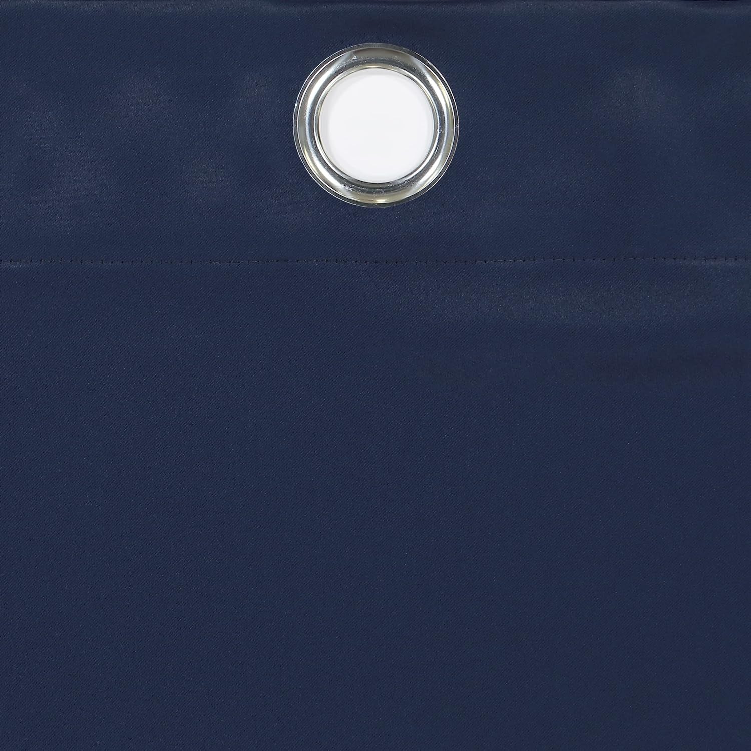 ECLIPSE Andover Solid Tripleweave Thermal Blackout Grommet Curtains for Bedroom (2 Panels), 42 in X 108 In, Navy  Keeco LLC   