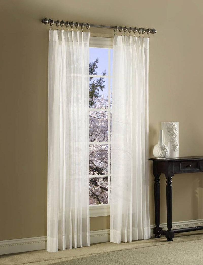 Stylemaster Splendor Pinch Pleated Drapes Pair, 2 of 36" by 84", Beige  Stylemaster Home Products   