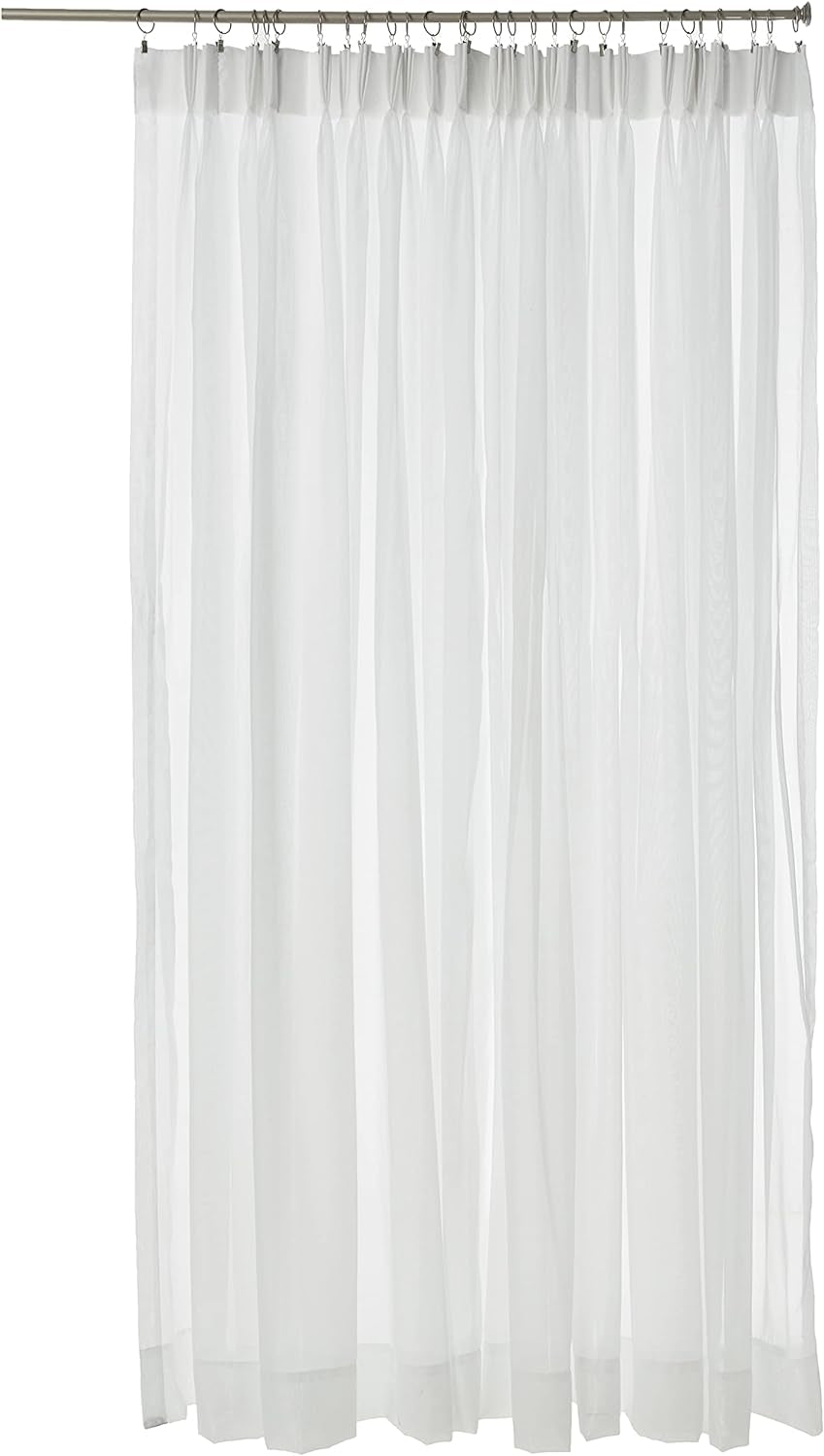 Stylemaster Splendor Pinch Pleated Drapes Pair, 2 of 60" by 84", White  Stylemaster Home Products White 96 In X 84 In | Patio Panel 