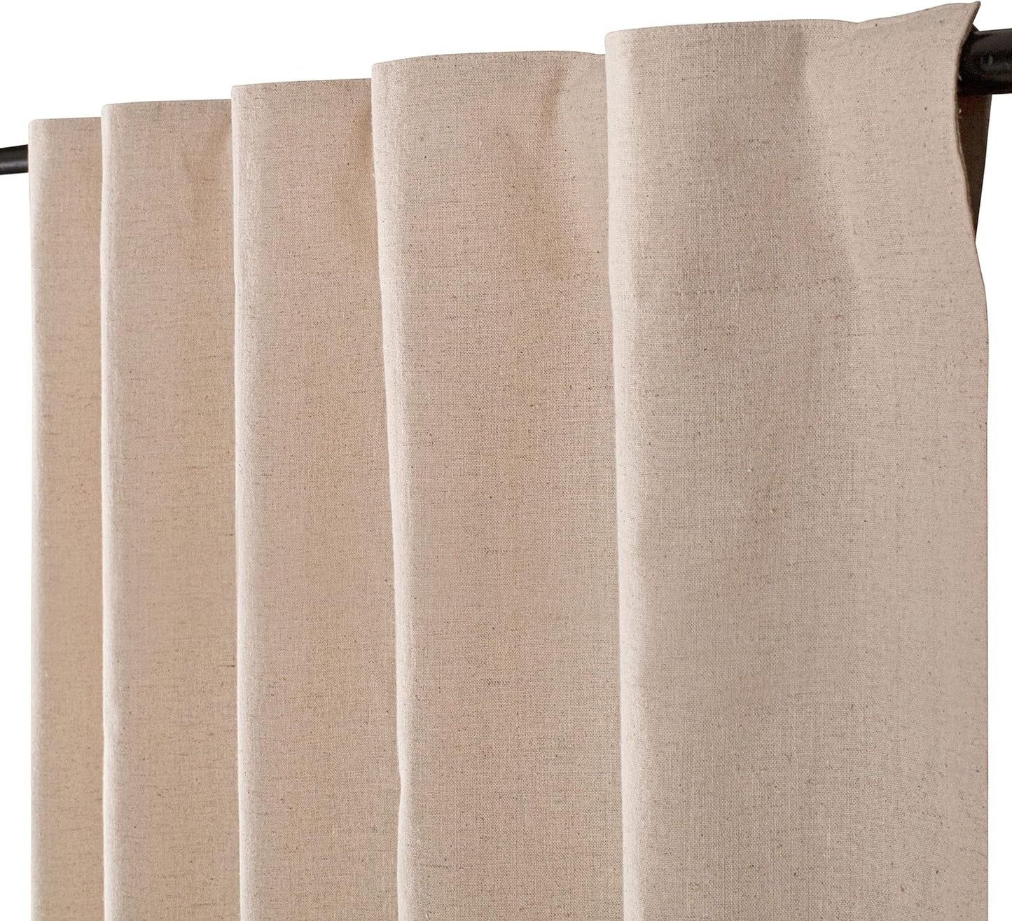 Bedding Craft Curtains,Linen Curtains,Natural Curtains,Linen Drapes,Linen Room Darkening Curtains,Flax Linen Curtain,Curtain & Drapes,Natural Linen Curtains,Taupe Linen Curtains 108 Inch  Bedding Craft   