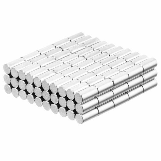 1/8 X 1/4 Inch Neodymium Rare Earth Cylinder/Rod Magnets N42 (150 Pack)