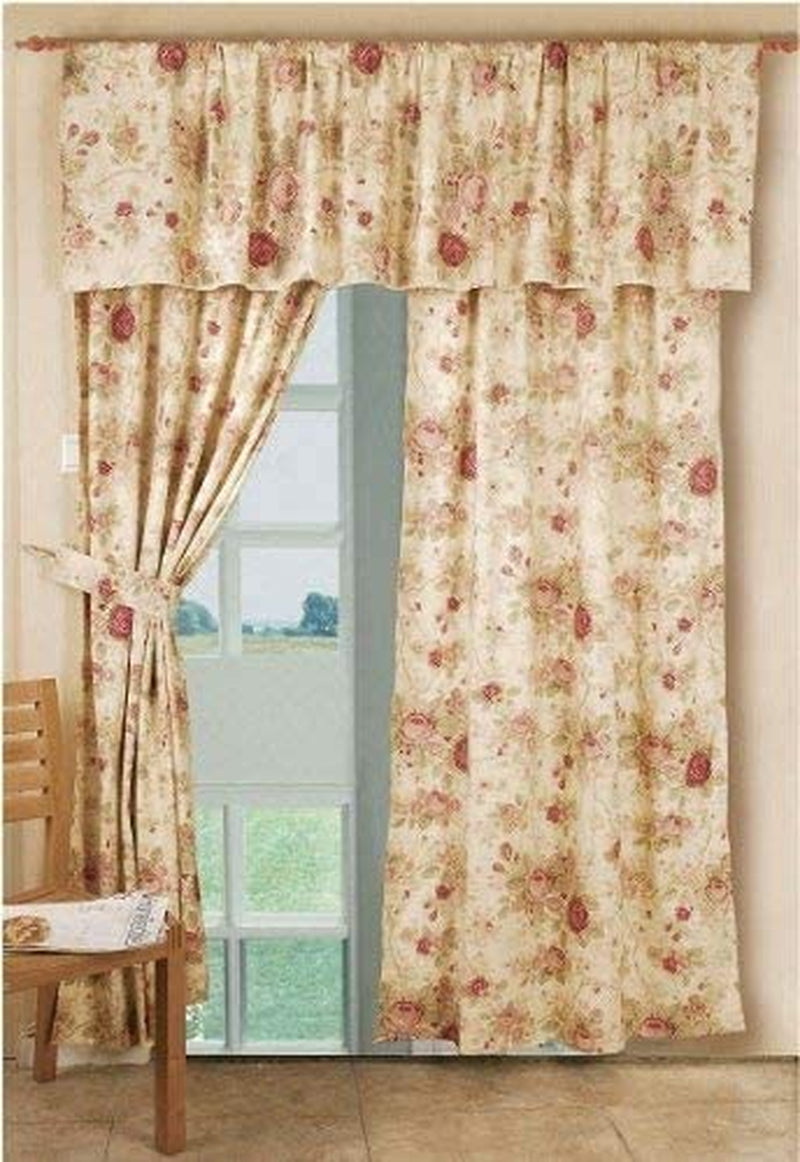 Greenland Home Antique Rose Curtain Panel Pair, 42 X 84 Inches, Multi Color  Greenland Home   