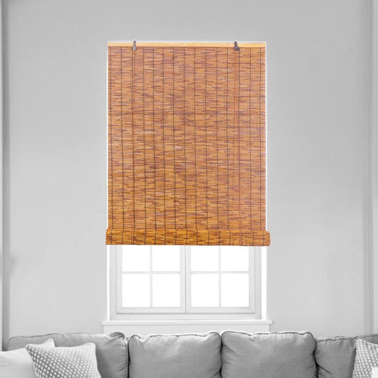 Hanging Roll up Bamboo Blinds for Window Cordless Bamboo Roman Shades with Lifter, 16" 28" 30" 34" 36" 48" 60" 72" 78" Wide Light Filtering Window Treatment Woven Wood Shades (Size : W37Xh48In)