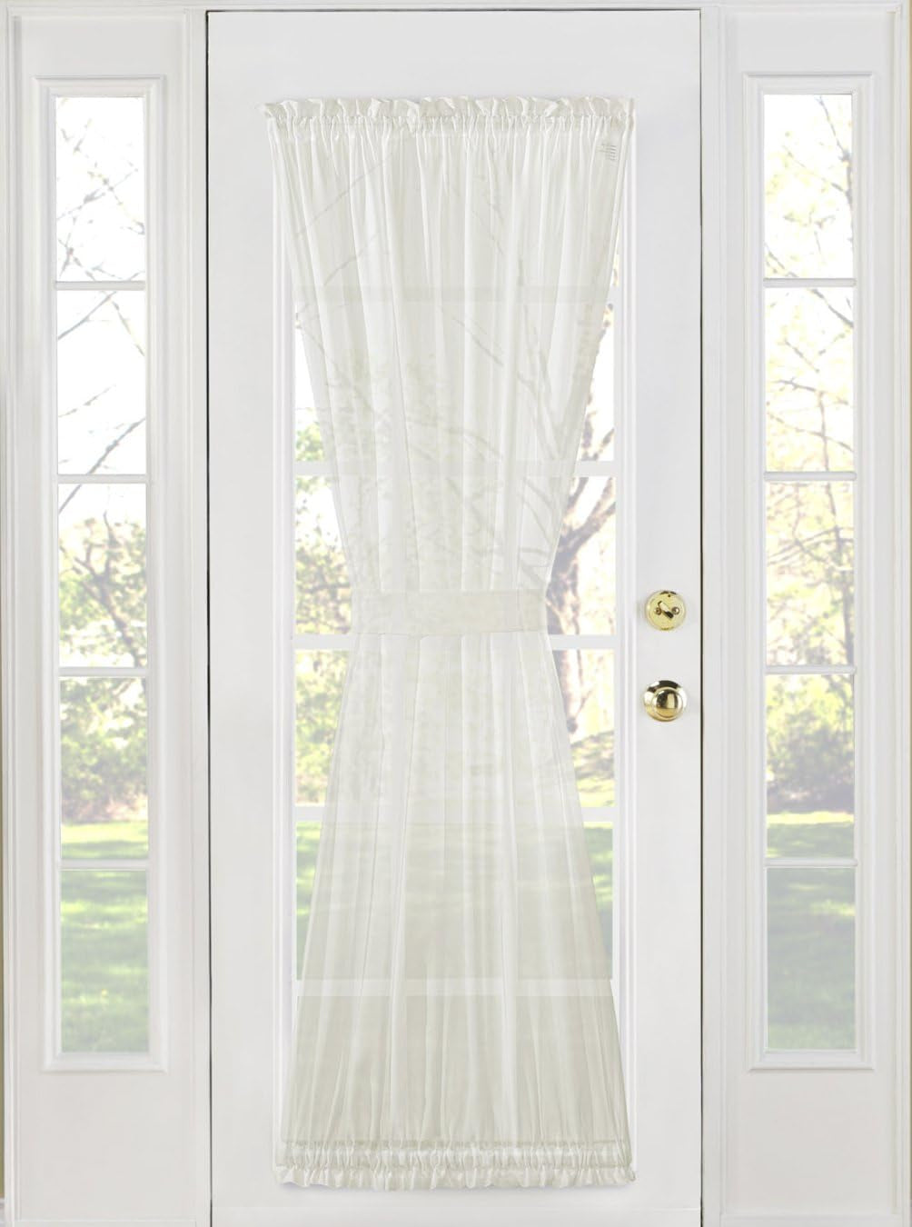 Stylemaster Splendor Pinch Pleated Drapes Pair, 2 of 60" by 84", White  Stylemaster Home Products Beige 56 In X 72 In | Door Panel 
