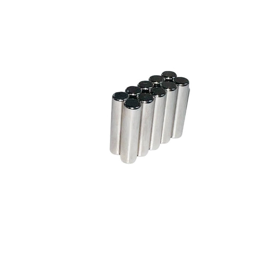 1/4" X 1" Cylinder Neodymium Magnets - Multipurpose, Ultra-Strong Rare Earth Magnets (Pack of 10)