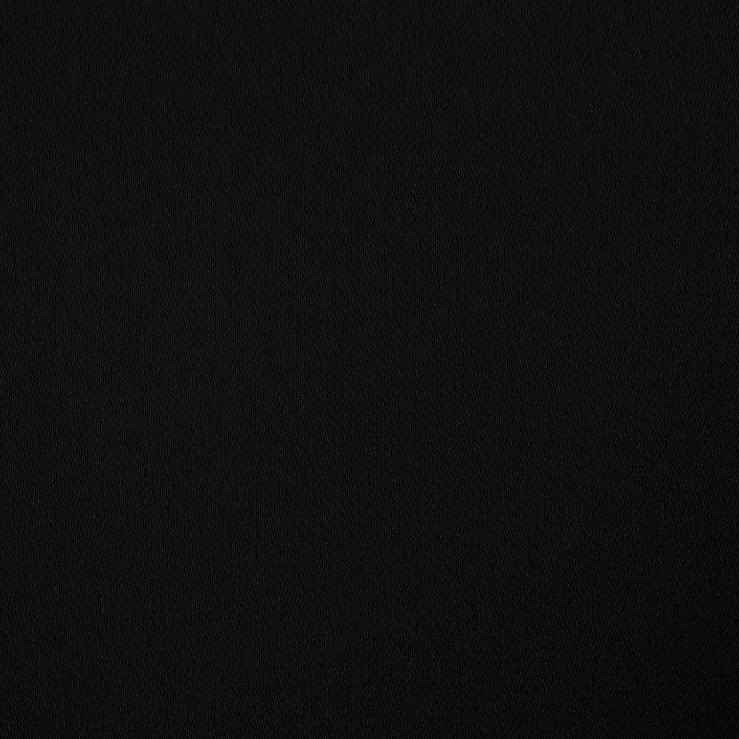 Sun Zero Oslo Theater Grade Extreme Total Blackout Rod Pocket Curtain Panel, 52" X 84", Black  Sun Zero   