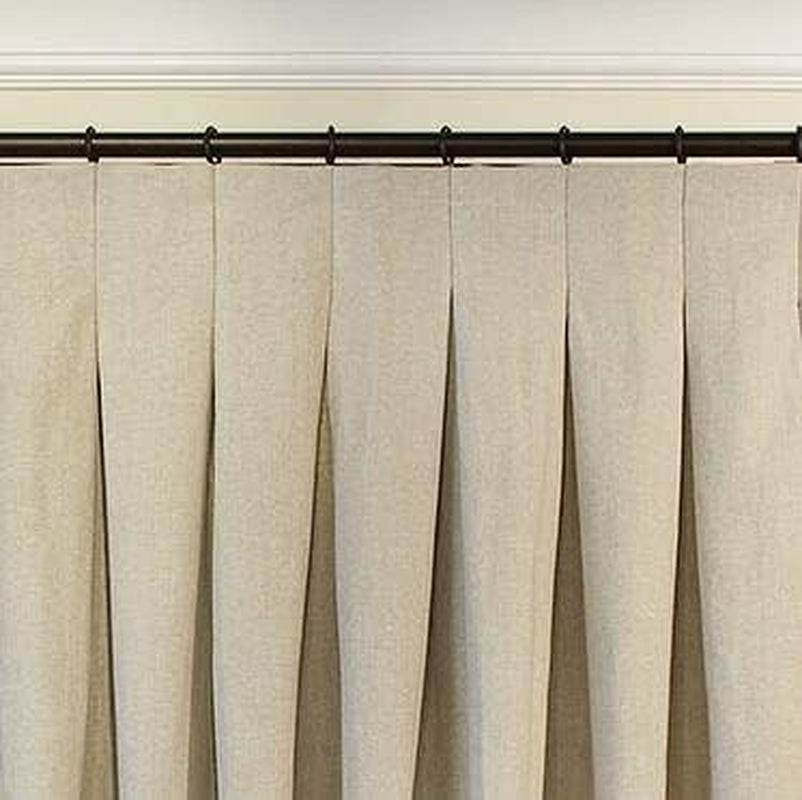 Add Pinch Pleat to Our Custom Made Curtain (100" Wide 1 Panel Single Pinch Pleat 4" High) Curtains Are NOT Included  Ikiriska Inverted Pleats For 100" Wide 1 Panel  