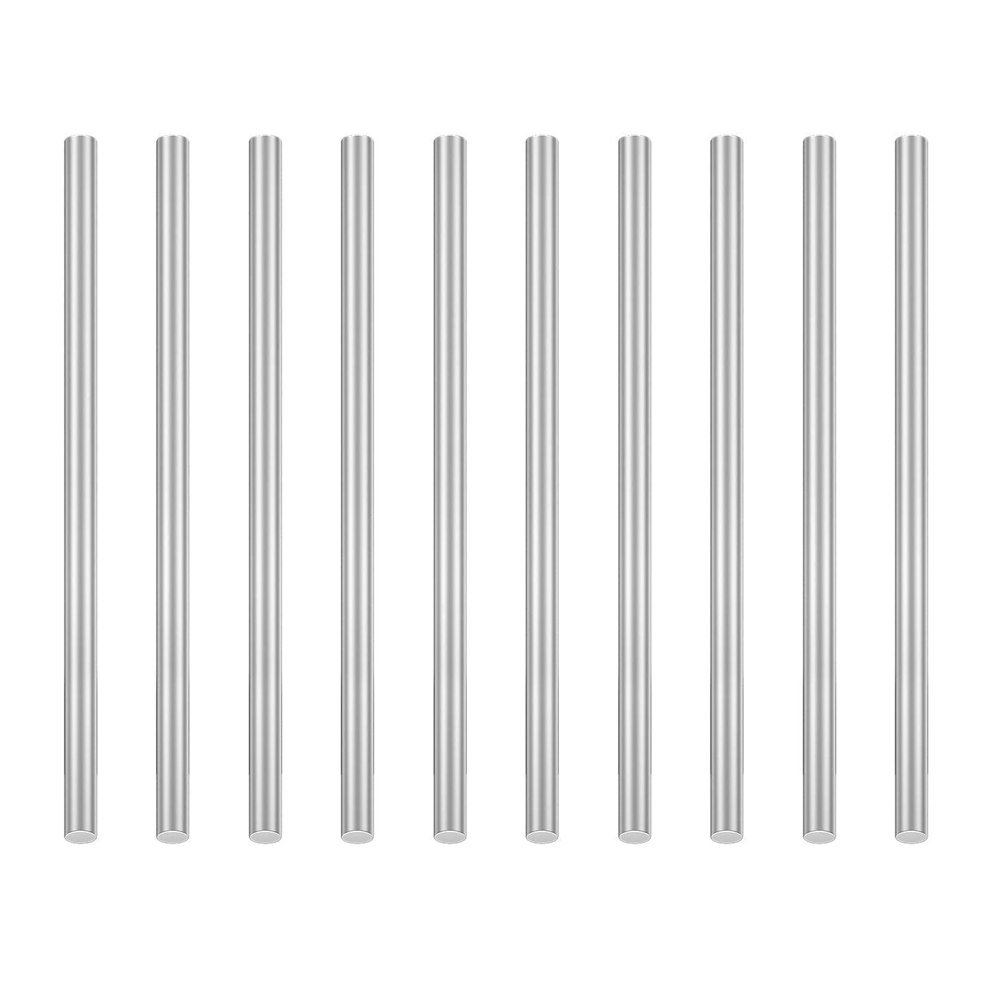 Aluminum round Rods Assortment Kit, Lathe Bar Stock, Diameter 1.0-8.0Mm, Length 100Mm for DIY Craft Making (27 Pieces)