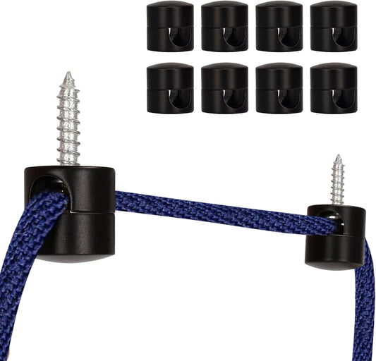 8 Pack Swag Hooks for Ceiling Hanging, Ceiling Hooks for Hanging Lights，Ceiling Hook for Light Fixture Super Load Ceiling Light Hook for Chandelier Ceiling Lights Cable,Black