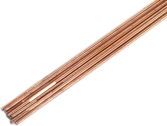 Forney 42326 Copper Coated Brazing Rod, 3/32-Inch-By-18-Inch, 10-Rods
