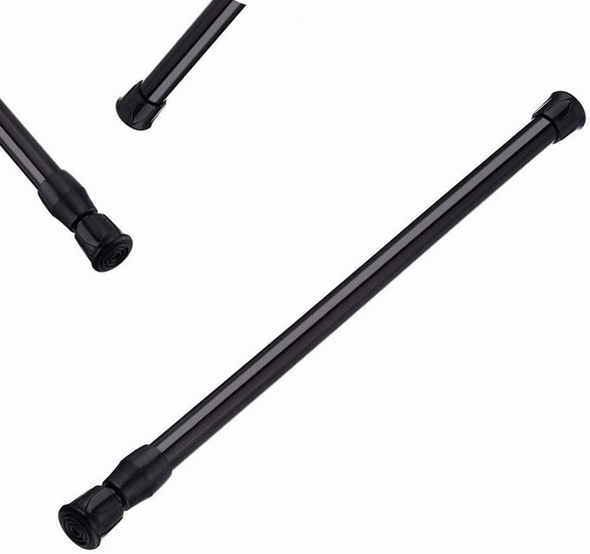 1 Piece Small Spring Curtain Tension Rods Adjustable Extension Rod for Cupboard Bathroom Window Closet -11.8-19.7 Inch /30-50Cm