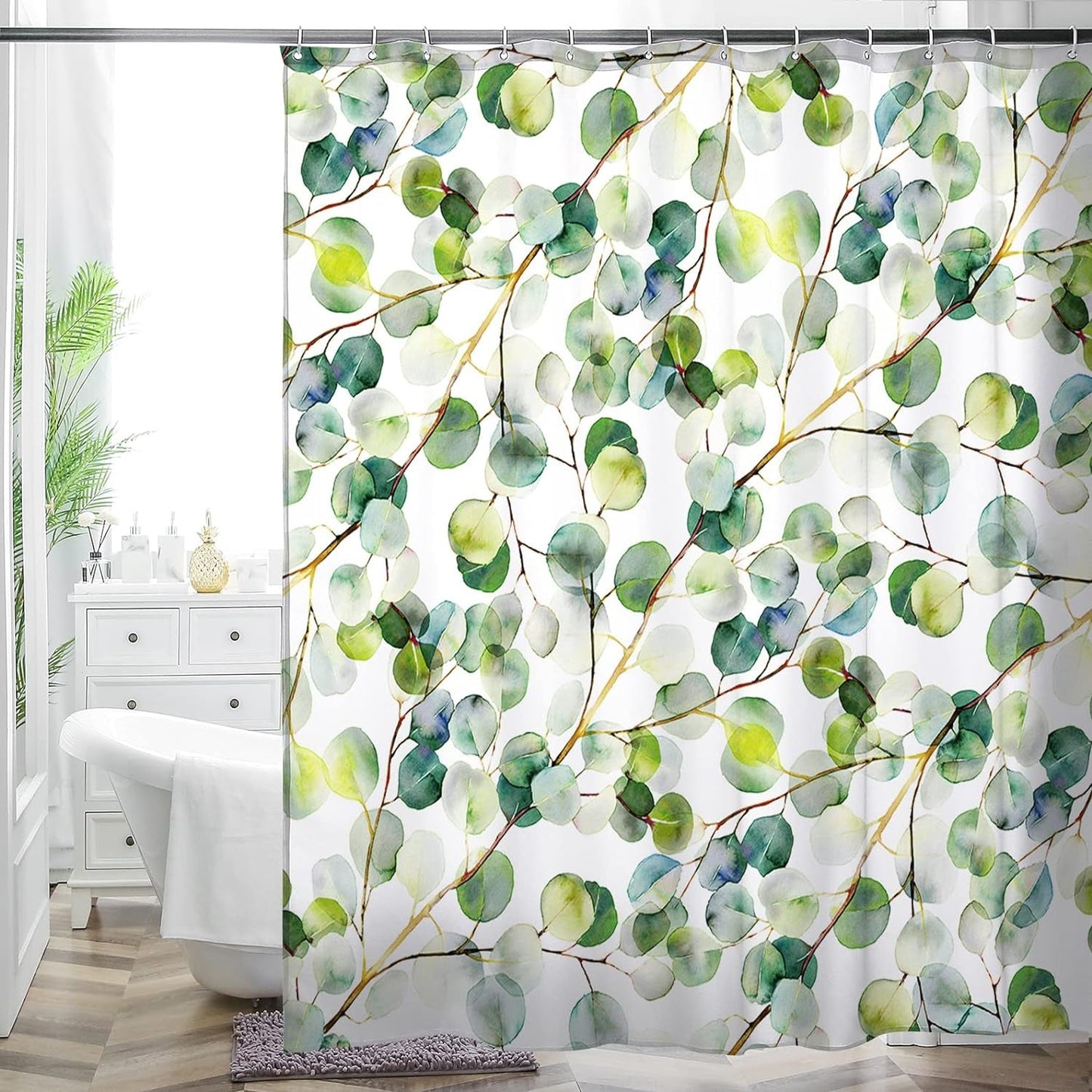 Bohemian Flower Bathroom Curtain Colorful Boho Floral Print Beautiful Bright Polyester Fabric Cloth Shower Curtain for Bathroom Decoration, 72"X72" (Color 3)