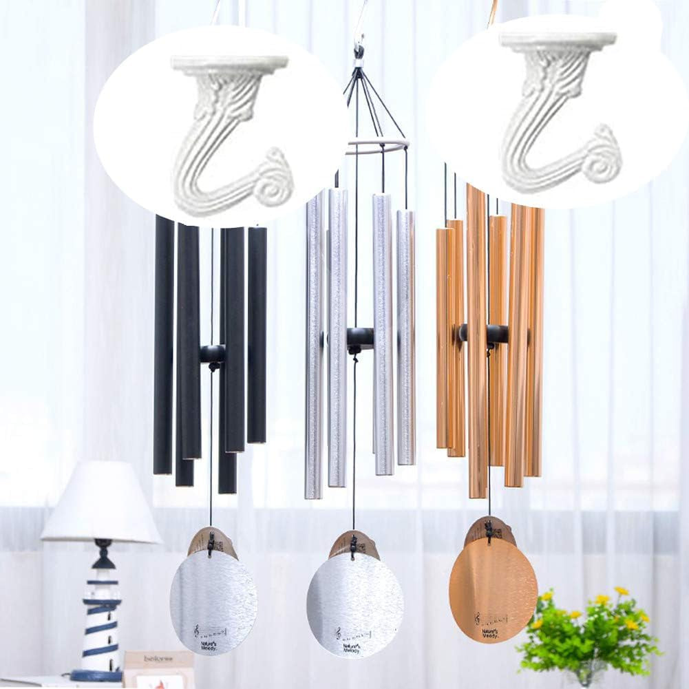 6 Sets White Ceiling Hooks for Hanging Plant, Heavy Duty Swag Toggle Hooks with Hardware (White)