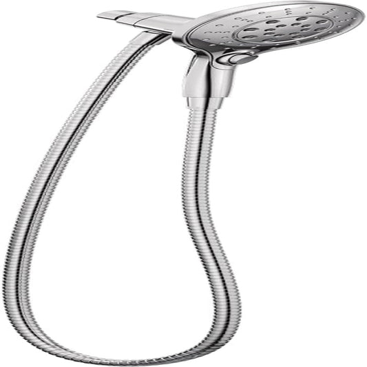 Moen Engage Chrome Magnetix Six-Function 5.5-Inch Handheld Showerhead with Magnetic Docking System, 3662EP