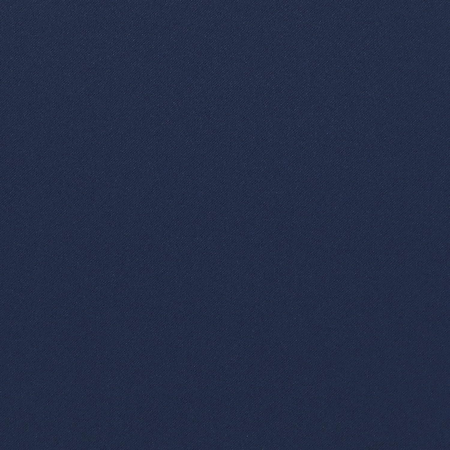 ECLIPSE Andover Solid Tripleweave Thermal Blackout Grommet Curtains for Bedroom (2 Panels), 42 in X 108 In, Navy  Keeco LLC   
