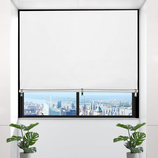 Blinds for Windows, 100% Blackout Roller Shades, 36"X 72" Cordless Window Blinds with Tapes No Drill Travel Blackout Blinds Window Curtains for Bedroom Nursery Dorm Room Windows