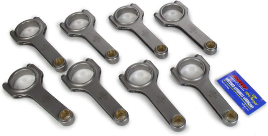 CRS6000B3D 6" Forged H-Beam Connecting Rod Set for Small Block Chevy