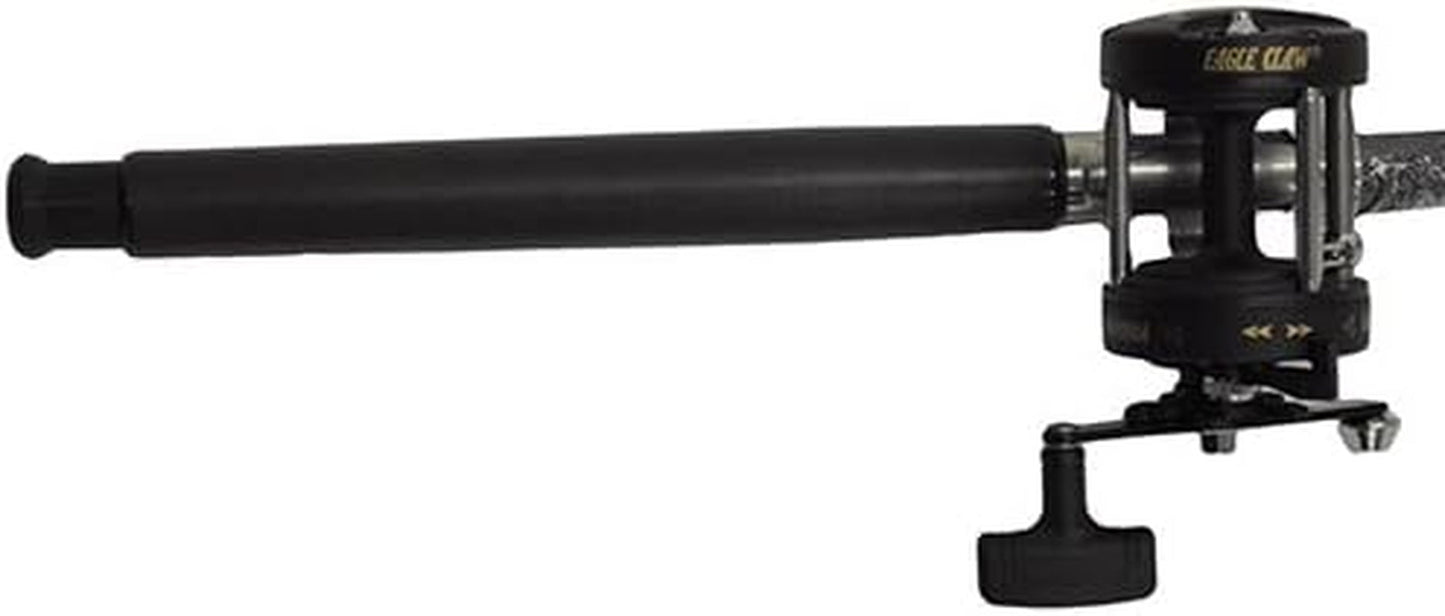 Eagle Claw MS6077L Starfire Trolling Combo, 8'6" Length, 2 Piece Casting Rod, Pre-Spooled