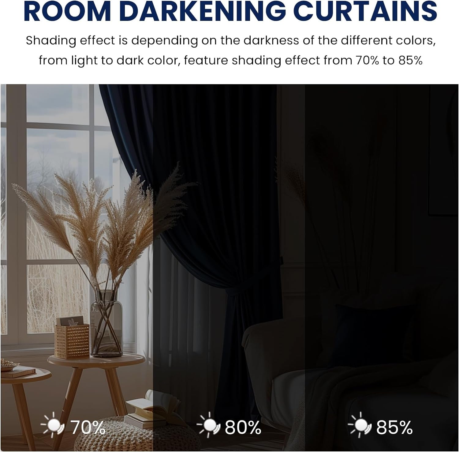 Dreaming Casa Royal Blue Velvet Room Darkening Curtains for Living Room Thermal Insulated Rod Pocket Back Tab Window Curtain for Bedroom 2 Panels 102 Inches Long, 42" W X 102" L  Dreaming Casa   