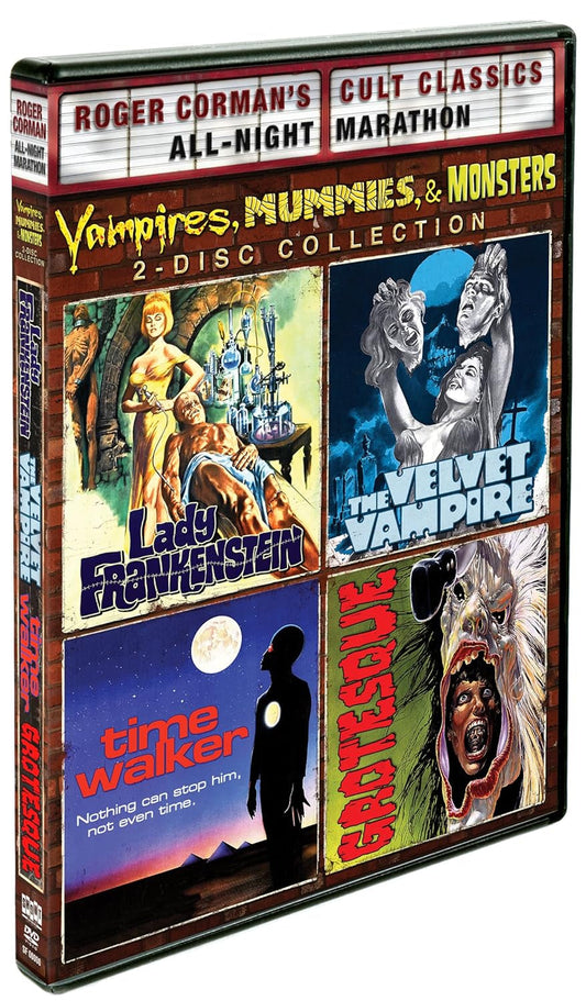 Vampires, Mummies and Monsters Collection: Roger Corman Cult Classics (Lady Frankenstein, Time Walker, the Velvet Vampire & Grotesque)