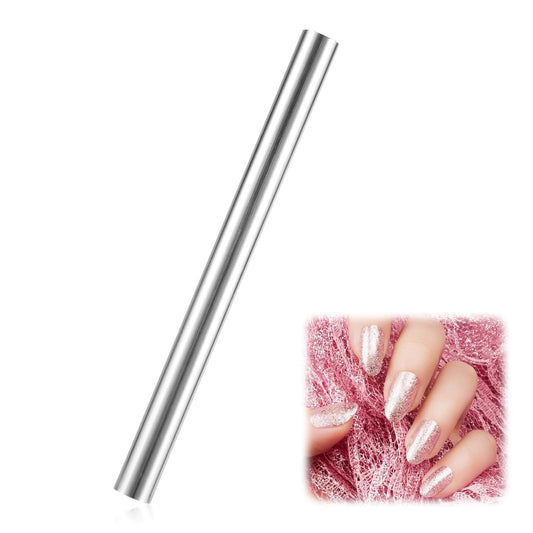 Cat Eye Nail Magnet Rods, 5.9In Double-Head Cat Eye Magnet Stick Magnetic Nail Magnet Pen for 3D Cat Eye Gel Polish Tool, Accessories for Nail Studio Salon Home