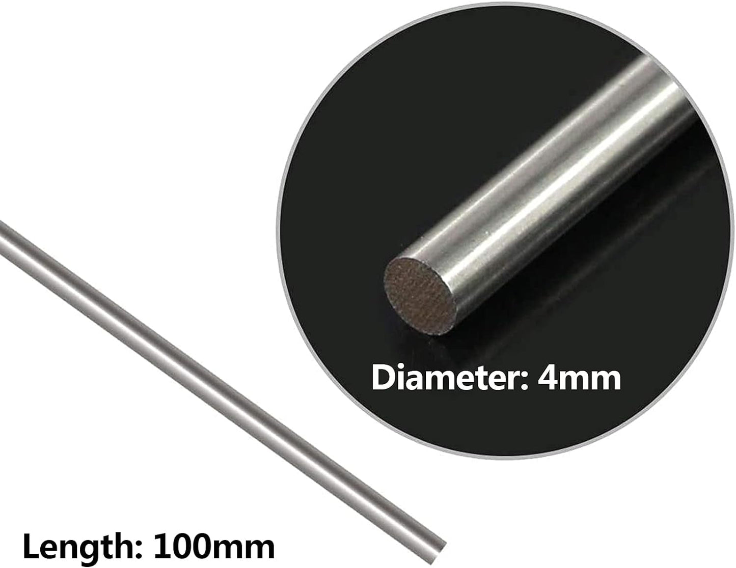 High Purity Molybdenum Rod Suitable for Metallurgical Industry, Length 100Mm Diameter 4-10Mm,Diameter 4Mm