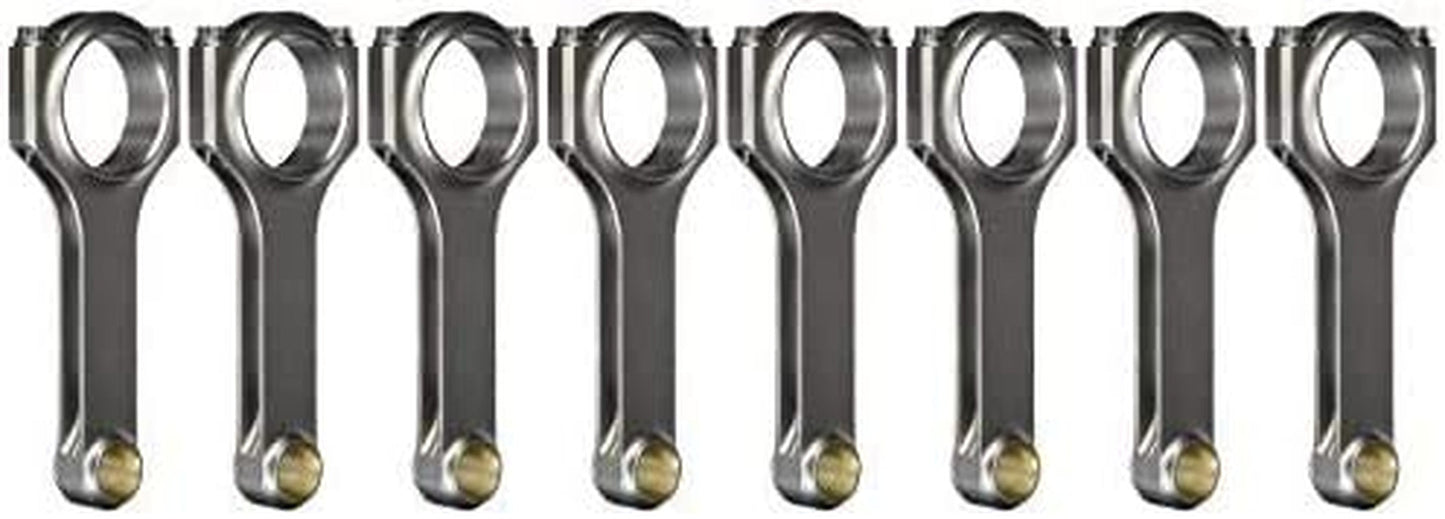 CRS6000B3D 6" Forged H-Beam Connecting Rod Set for Small Block Chevy