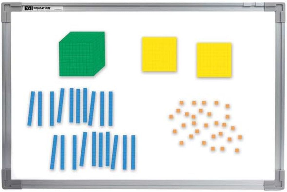 EAI Education Magnetic Quietshape Foam Base Ten: Differentiated - Set of 53