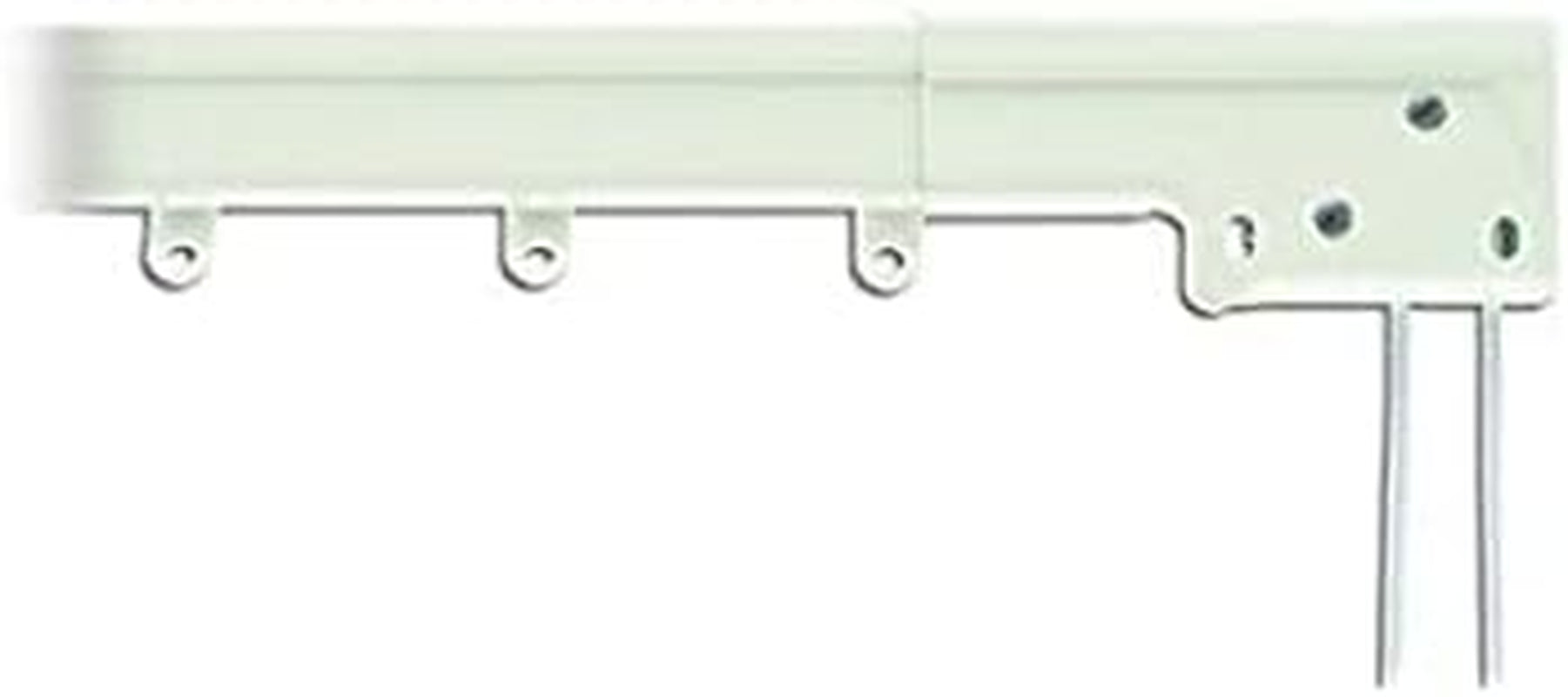 86" - 150" One Way Draw Adjustable Traverse Curtain Rod - Right