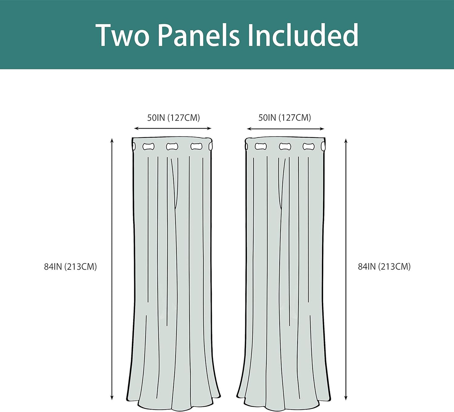 LORDTEX Linen Look Textured Blackout Curtains with Thermal Insulated Liner - Heavy Thick Grommet Window Drapes for Bedroom, 50 X 84 Inches, Ivory, Set of 2 Panels  LORDTEX   