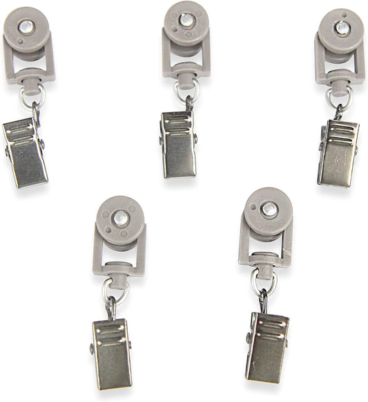 A&F Rod Decor - 10 Sliders for CH Track Traverse Rods - Pewter