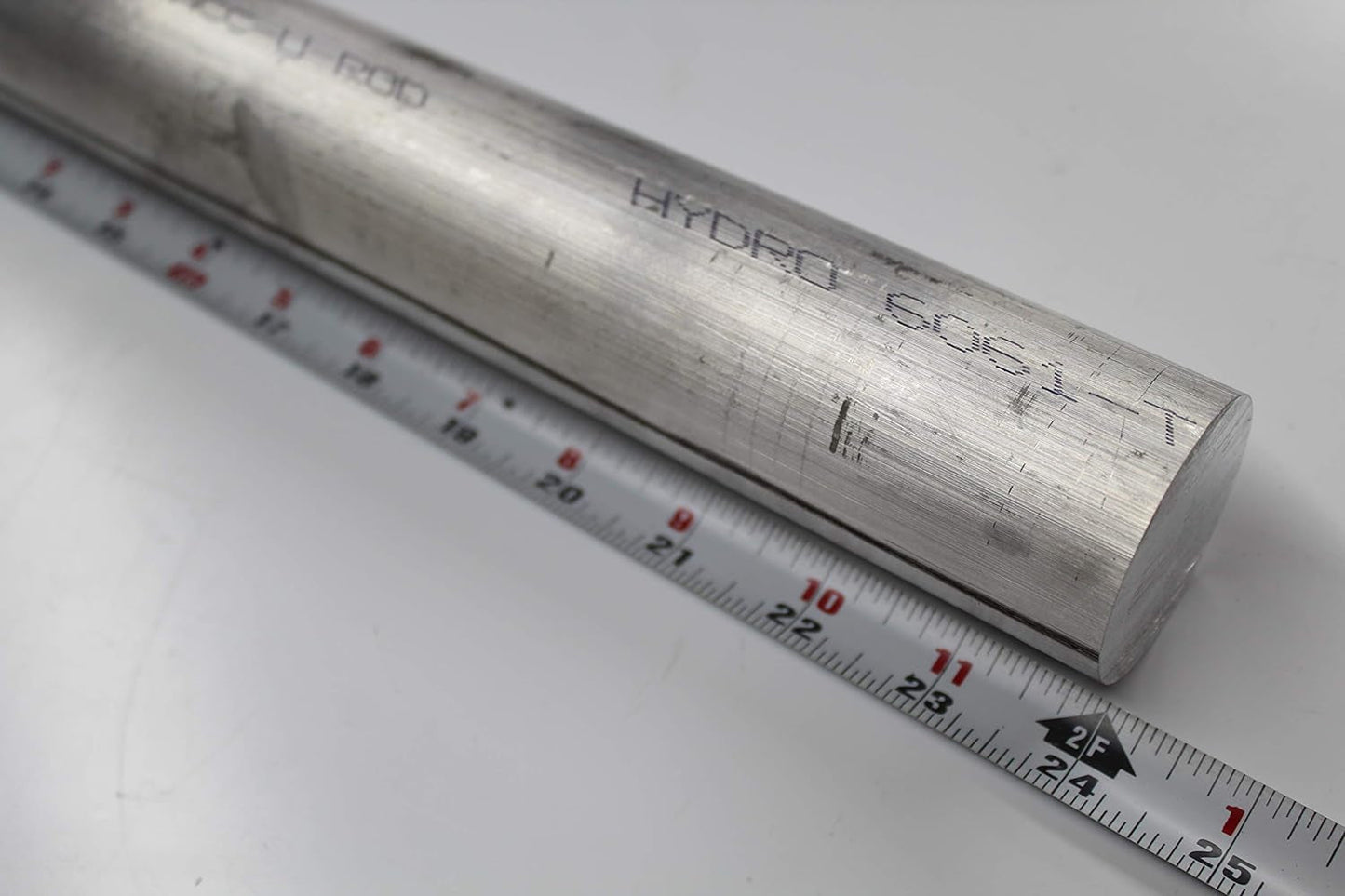 1-7/8" Aluminum 6061 round Rod 24" Long +.07"/-0 Solid T6 Extruded Bar Stock 1.875 Diameter.